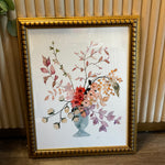 Watercolor Floral Arrangement Framed