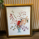 Watercolor Floral Arrangement Framed
