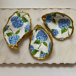 Blue oyster shell dish Del Mar medium