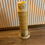 Vintage leaning tower of Pisa sculpture