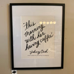Framed Johnny cash