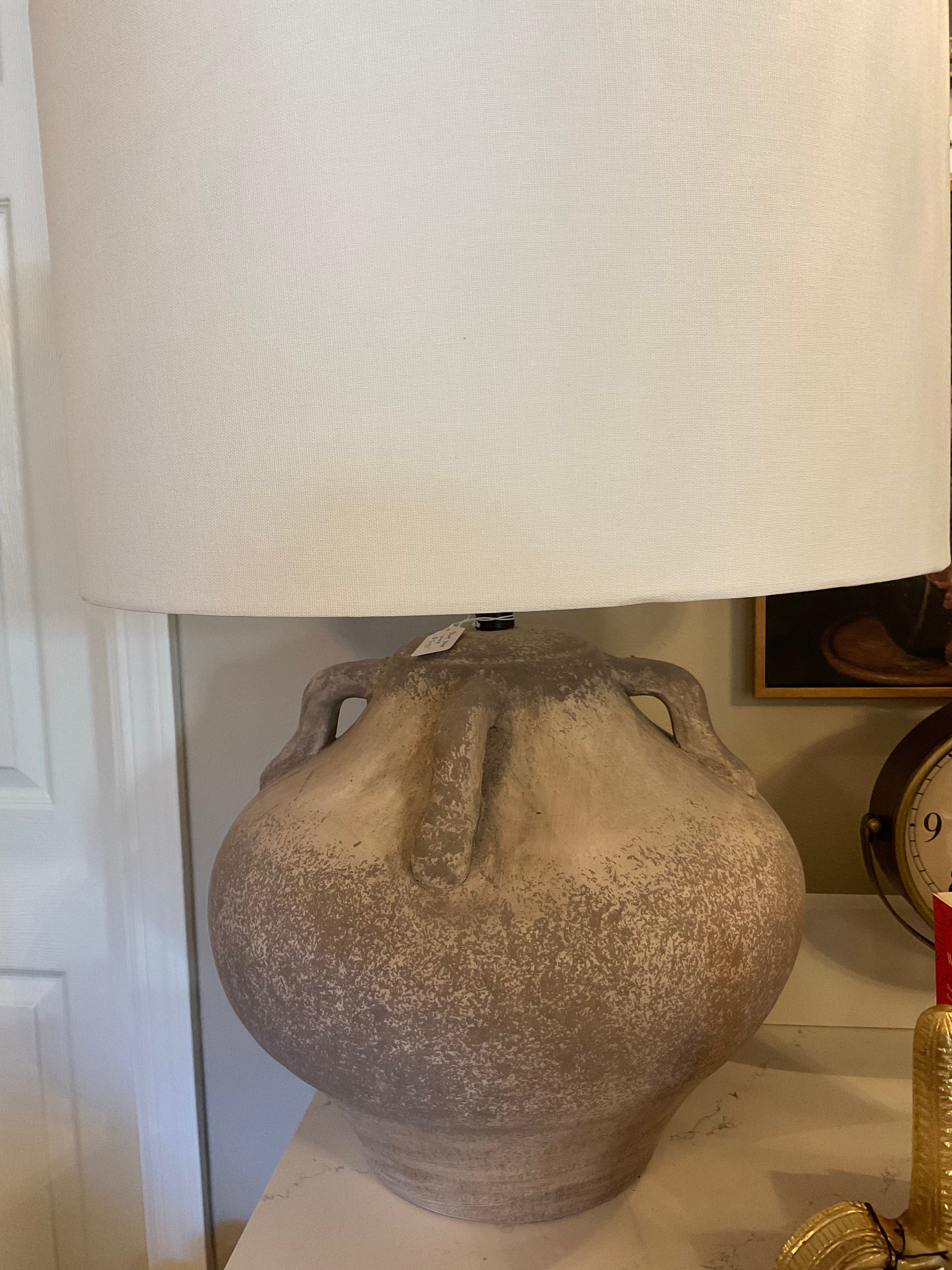 Oversized Stone Lamp