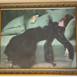 Woman In Distress ornate frame