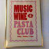 Music Wine Pasta Club