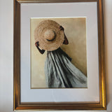 Beach Woman Framed Picture
