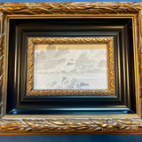 Cloud Print 4x6 in Vintage Frame