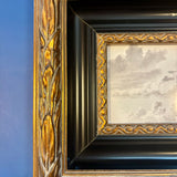 Cloud Print 4x6 in Vintage Frame