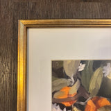 Orange Blossoms 8x10 Print in Gold Frame