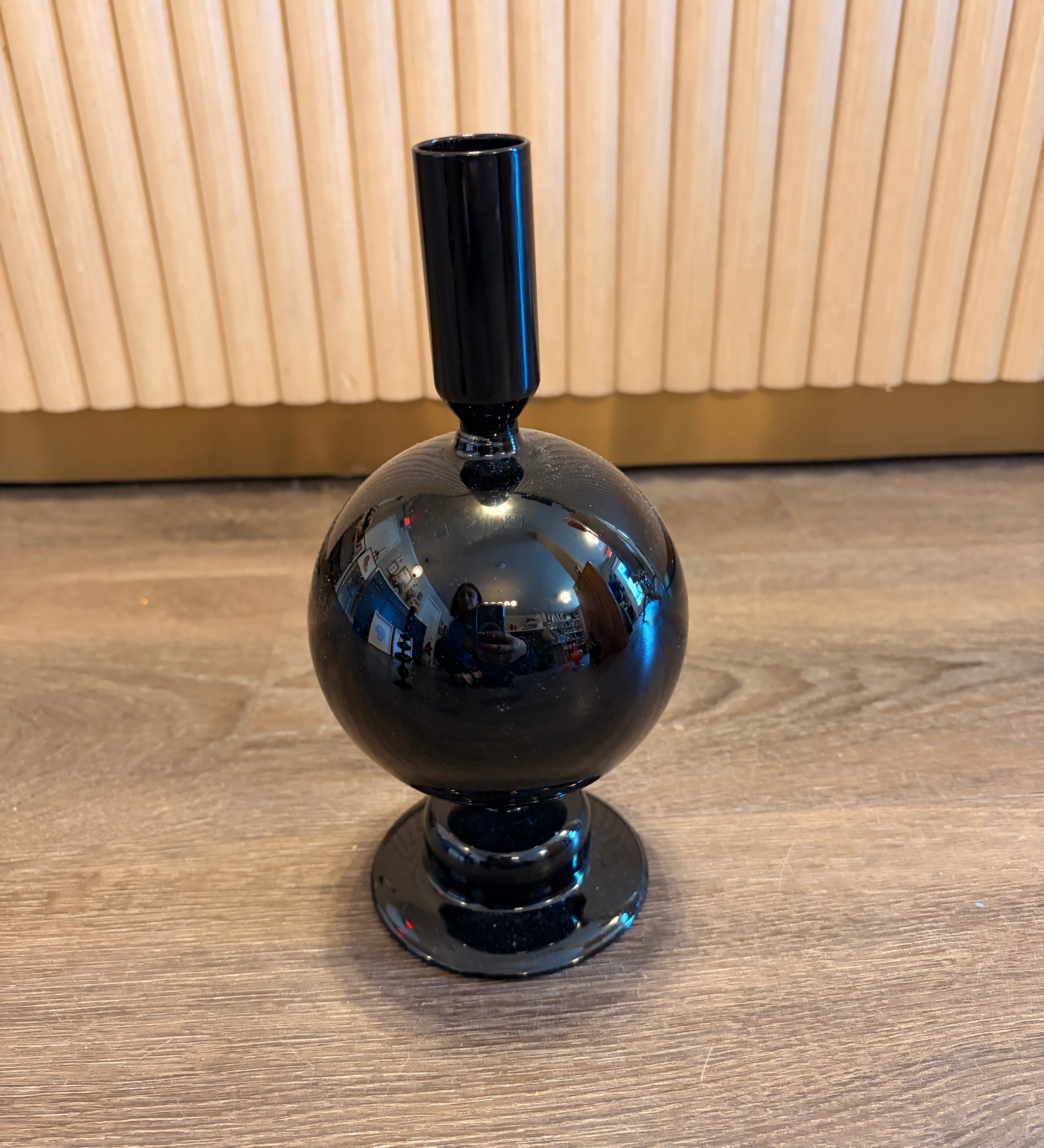 Black Taper Holder