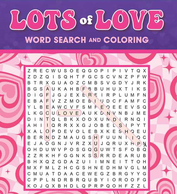 Lots of Love Word Search and Coloring by Editors of Thunder Bay Press
