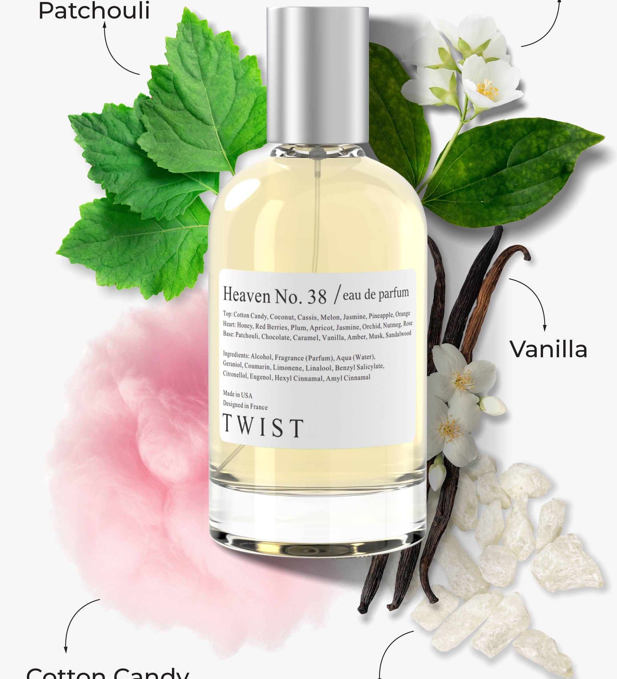 Twist Heaven No. 38  Inspired by T. Mugler's Angel Perfume