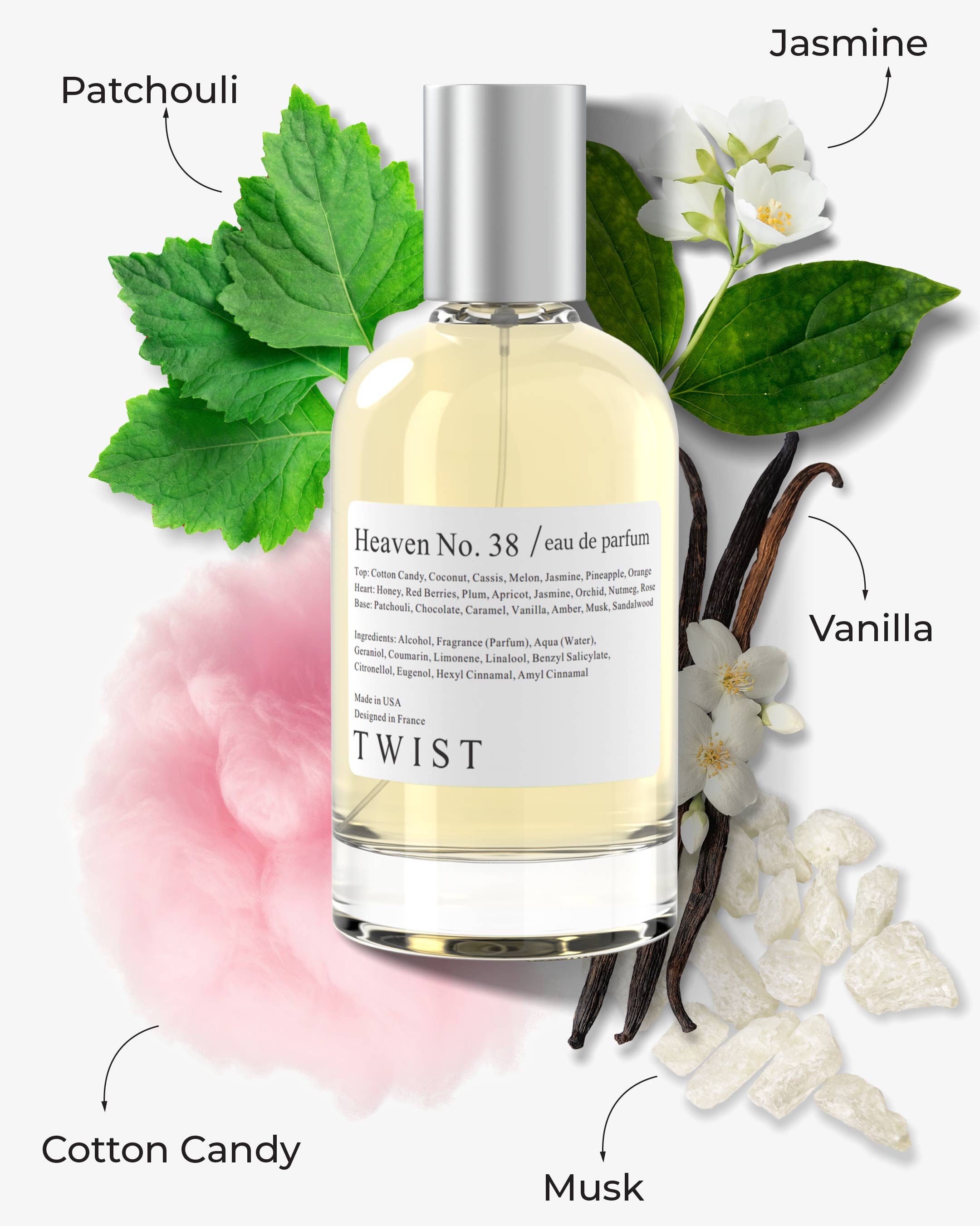Twist Heaven No. 38  Inspired by T. Mugler's Angel Perfume