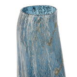 Contemporary Blue Glass Vase Set