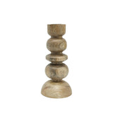 Elise Wood Taper Candle Holder
