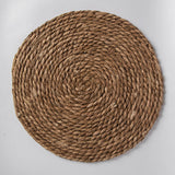 814 - Round Rattan Placemat
