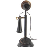 Vintage Black Metal Sculpture - Antique Home Accent
