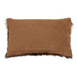 Goat Fur Pillow - Poly Filled