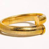 Dehors 18K Gold Non-Tarnish Bold Bangle
