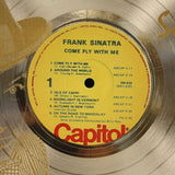 Frank Sinatra Laser Etched Limited Edition Gold Lp Record Wa