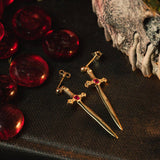 Heart & Dagger Earrings