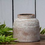 Brio Small Antique Brown Glazed Terracotta Planter Pot