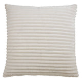 Faux Rabbit Fur Throw Pillow