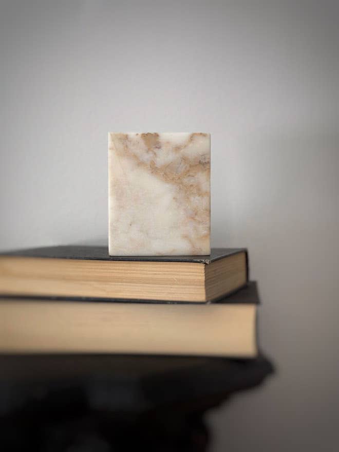 Marble Candle- White Label Ready