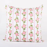 Pink Rose Vine 20x20 Pillow