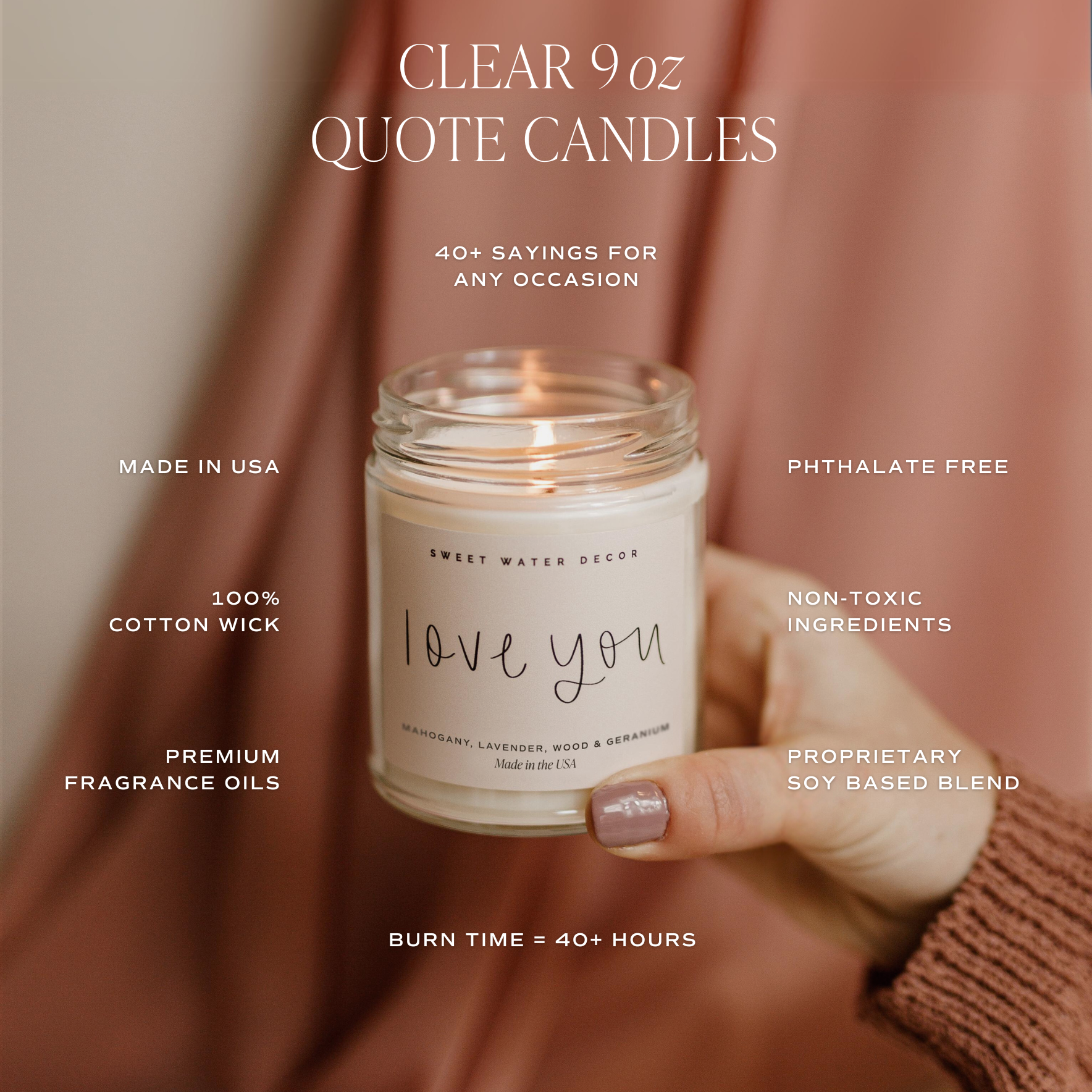 Best Teacher Ever 9 oz Soy Candle - Home Decor & Gifts