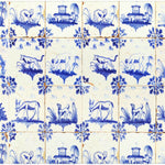 Delft Tiles Glass Cutting Board