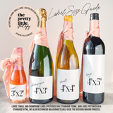 Holiday Wine Label, Christmas Gift, Teacher Holiday Gift
