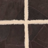 Distinct Patchwork Leather Pillow