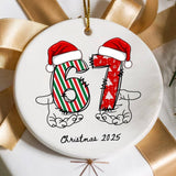 Funny 6 7 Ornament, Christmas 2025 Ornament, 6 7 Xmas Gift