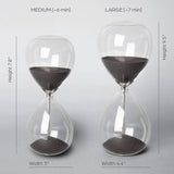 403 - Black Sand Glass Timer