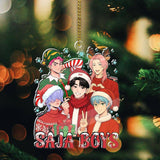 Christmas Demon Hunter Soda Pop Saja Boys Acrylic Ornament