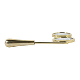 Decorative Sculpture - Gold Metal Magnifying Glasses, 7 in.