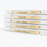 18K Gold PVD You Got This Engraved Bangle Bracelet