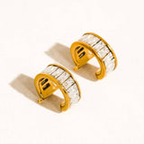 Olianne 18K Gold Non-Tarnish Baguette Ear Cuff