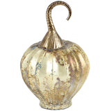 Glass Rustic Metallic Pumpkin
