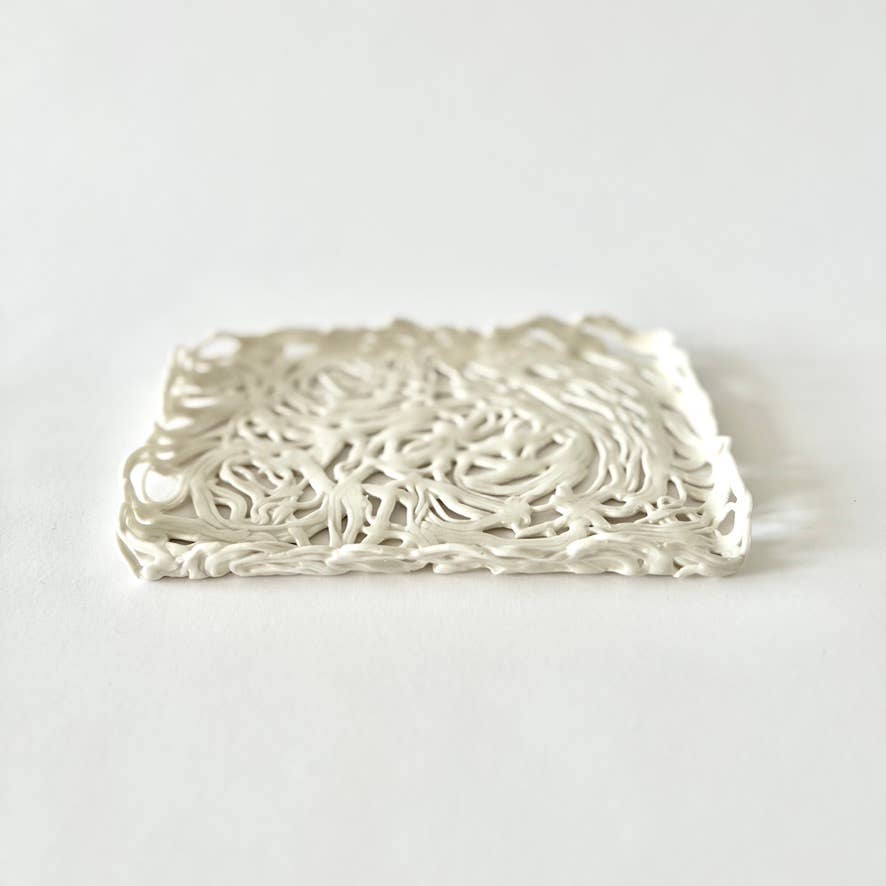Porcelain Lace Tray II