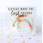 Big sis Lil sis best friends MAMA bracelet birthday gift