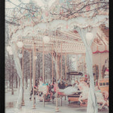 "Paris Carousel III" Framed Textured Wall Art