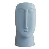 Blue Ceramic Head Pot