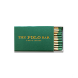 The Polo Bar Matchbook Art Burl Frame