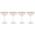Light Pink Coupe Glass