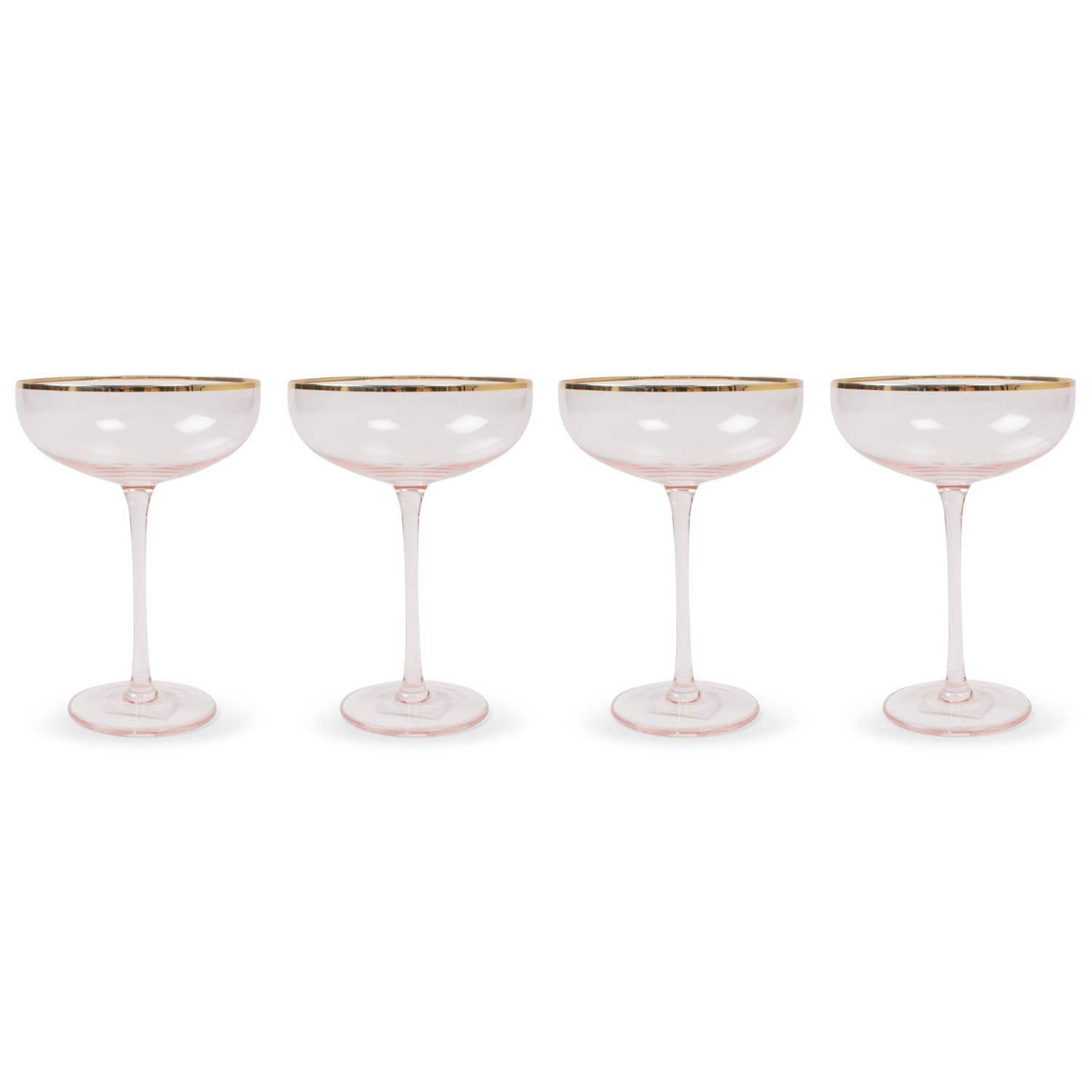 Light Pink Coupe Glass