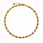 Alba Colored Cubic Zirconia Necklace, Bracelet