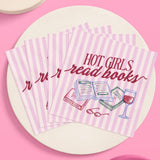 Hot Girls Book Club Napkins | book party, bookish