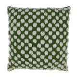 Tufted Throw Pillow With Pom Pom Design