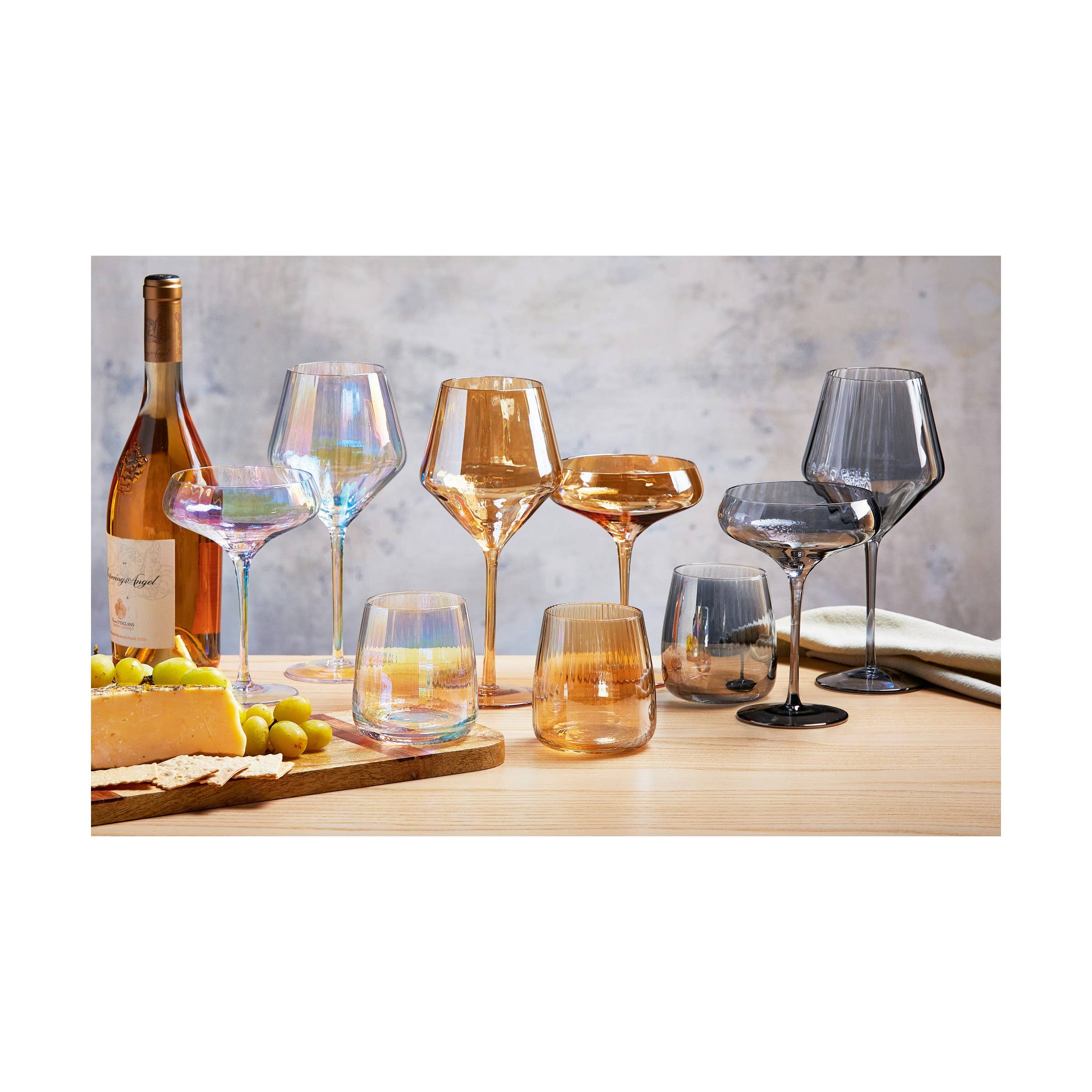 Chelsea Optic Coupe Glass Amber